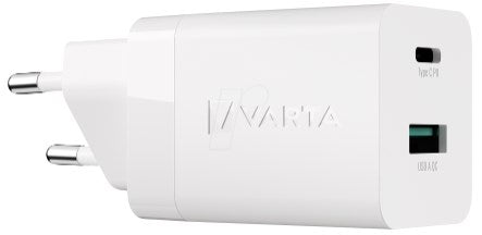 VARTA Ladegerät 38 W 1x USB-C + 1x USB- A 2-Port QC 3.0 Netzteil VARTA Ladegerät 38 W 1x USB-C + 1x USB- A 2-Port QC 3.0 Netzteil